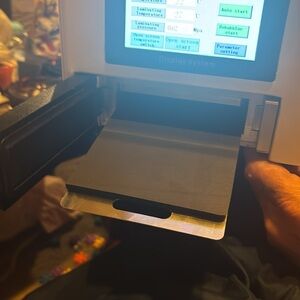 Portable Heat Press Machine with Digital Display - Black/Gray